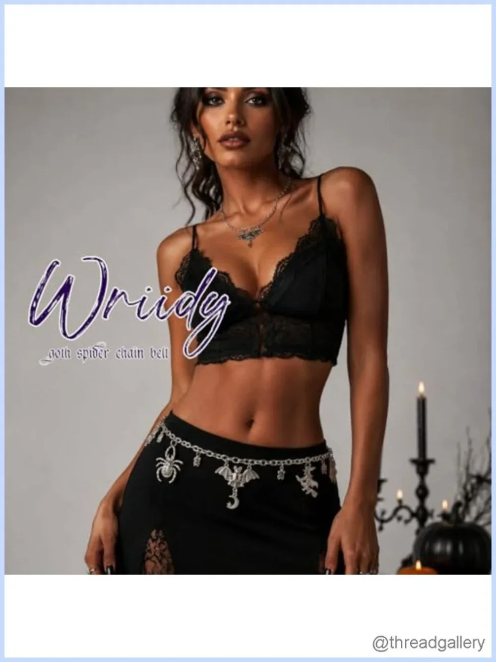 Gothic Waist Chain Belt Alloy Adjustable Body Chain Women's